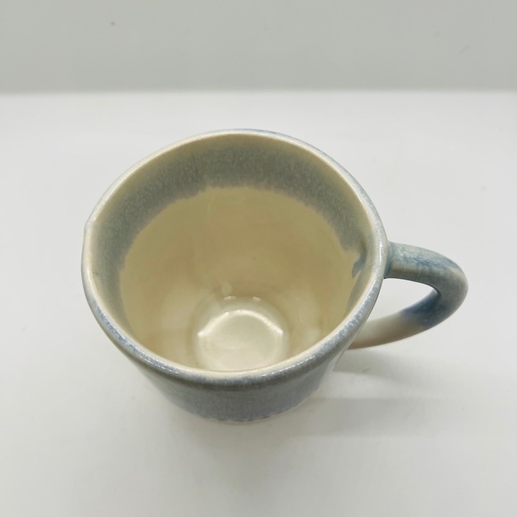 Crate & Barrel Stoneware Caspian Blue Mug Set of 2 - Picture 9 of 9